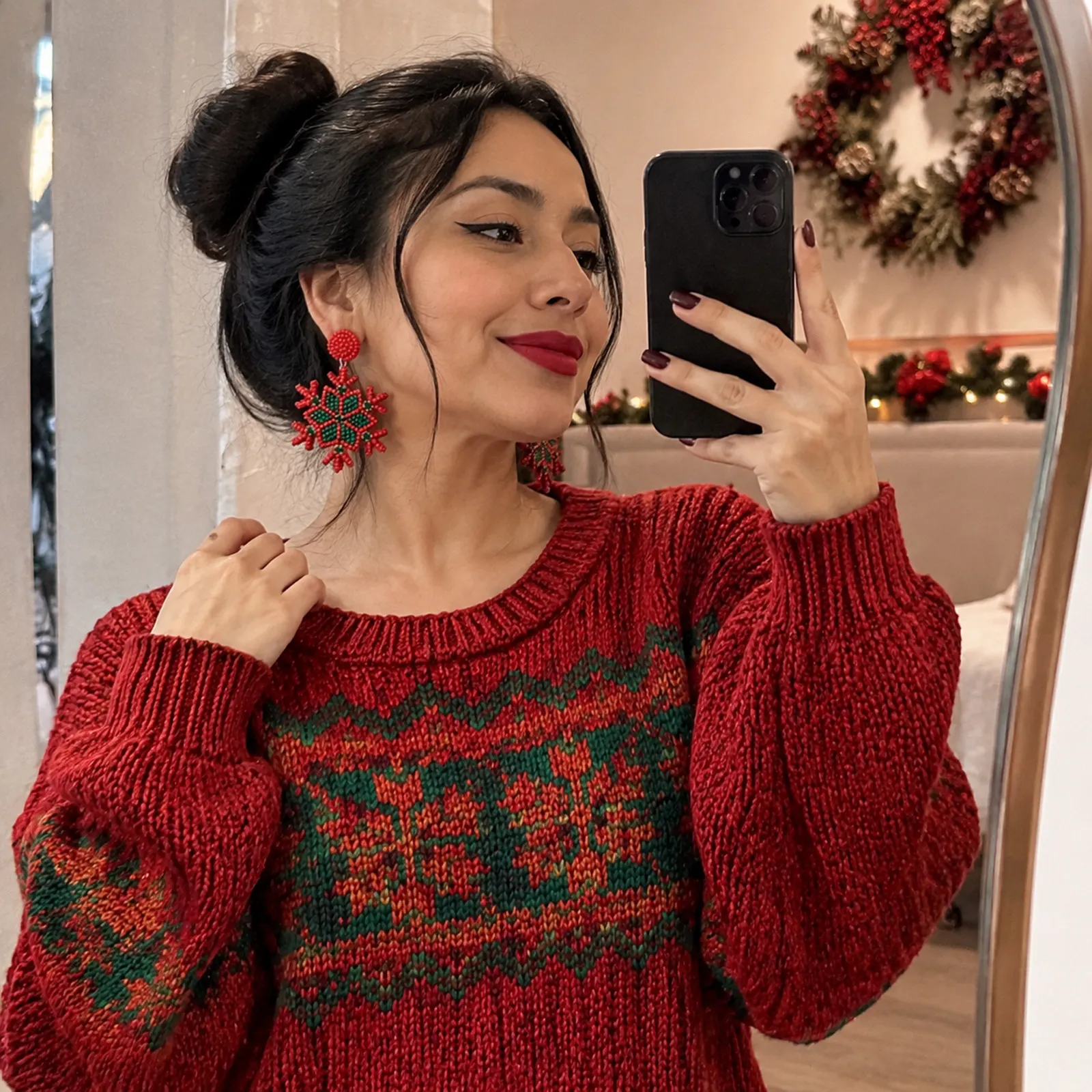 Aretes Navideños para Mujer – Joyitas Festivas, Diseños Divertidos y Originales para Brillar en Navidad - Image 7